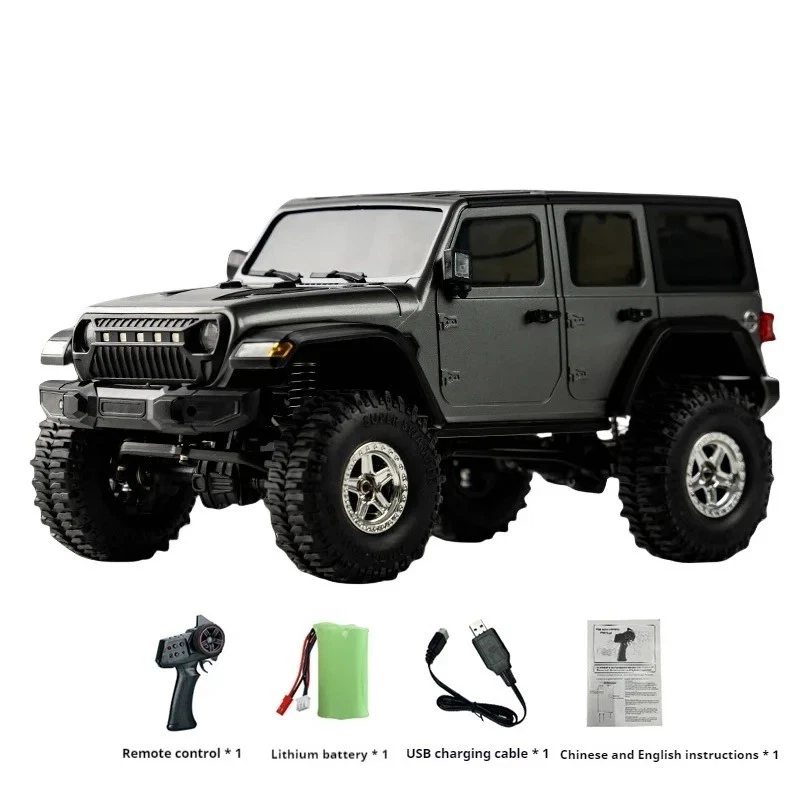 Camión Rock Crawler JJRC C8801 1:18 4x4 RC - Luces LED, 40 min de tiempo de funcionamiento, 100 m R Foto 3 de 4