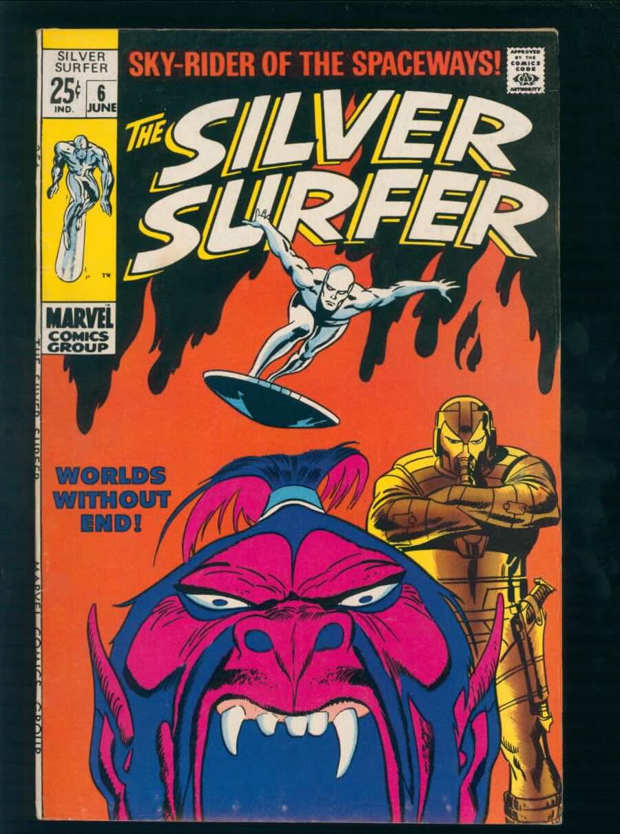 Silver Surfer #6 VF- First Overlord