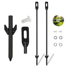 2 Pcs Heavy Duty Yard Signs Stakes16.5'' Metal Support Stake 0.31 Inch Thick ...