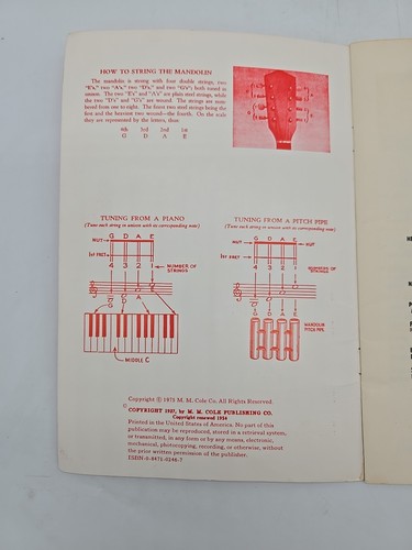 Mandolin and Banjo Mandolin Self - Instruction Booklet 5 Minute Series - Picture 2 of 8
