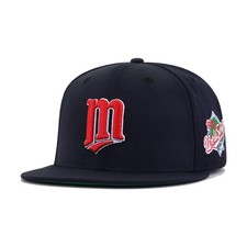New Era 59Fifty Navy Minnesota Twins 1987 WS Grey Under Visor - NWT - 7 1/4
