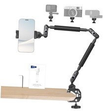 22" Magic Arm w Desk C Clamp, Overhead Camera Mount with Articulating UA057