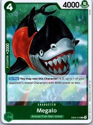 Megalo EB04-018 Egghead Crisis Rare Foil One Piece TCG