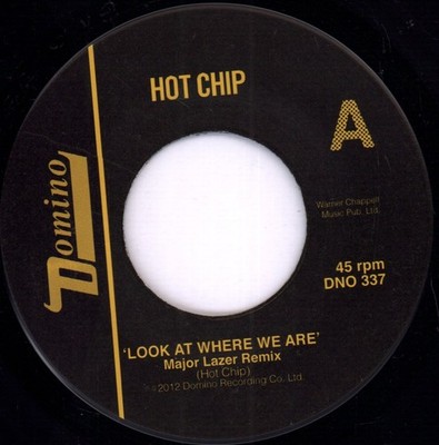 Hot Chip Look At Where We Are 7'' Vinyl 2012 Limitierte Auflage Domino DNO337