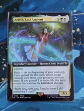 MTG Aerith, Last Ancient EXTENDED ART - NM - FIC Final Fantasy Commander