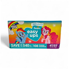 Pampers Easy Ups - My Little Pony Training Underwear Size 4T-5T - 108 Count