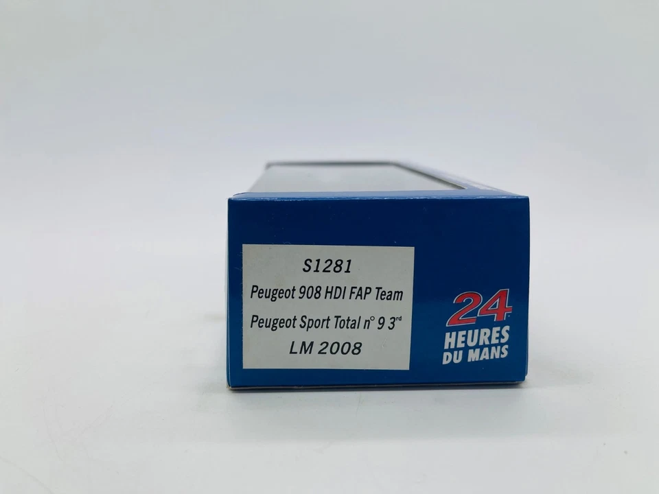 SPARK S1281 PEUGEOT 908 HDI FAP Team Peugeot Sport n°9 Le Mans 2008 1.43 - Photo 3/4