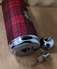 Vintage 25 oz Tartan Design Musical Drink Pourer Decanter Wind-Up Musical-Japan — photo 6