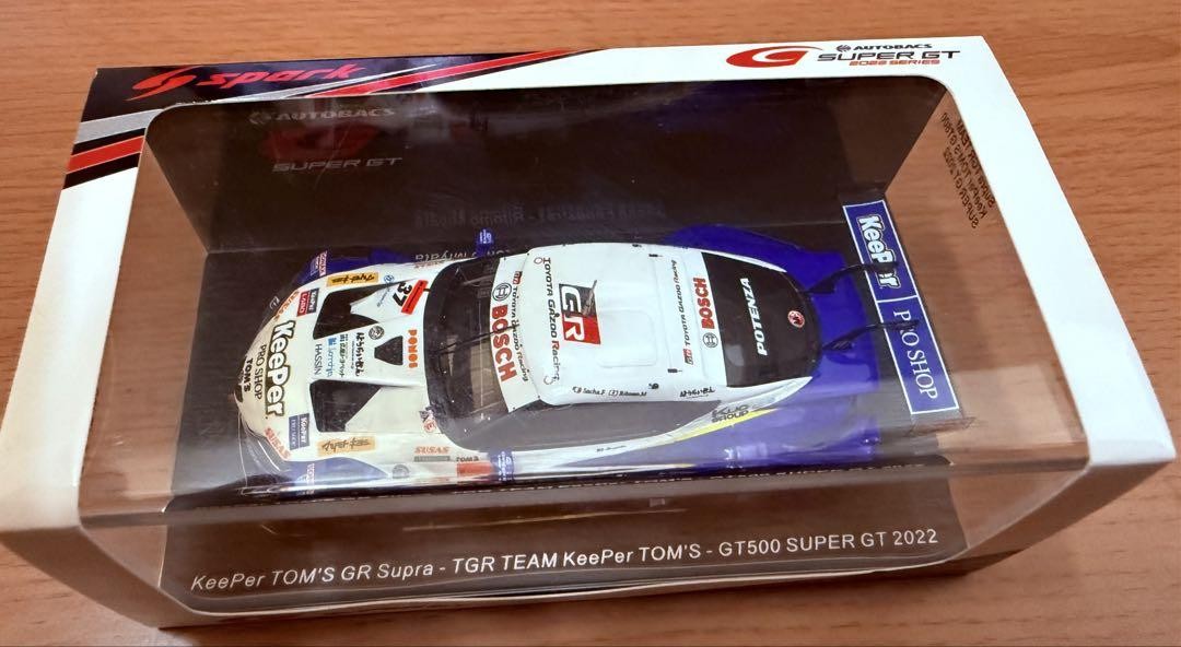 KeepPer TOM'S GR Supra 1/43 限定版 Spark 1/43 2022 KeePer TOM'S GR Supra Diecast Model Car | eBay