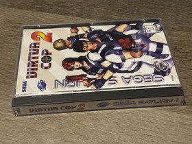 Virtua Cop 2 Sega Saturn Complete CIB Authentic Very Good Shape