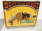 1960s MARX JOHNNY WEST NODDING HEAD BUCKSKIN HORSE EXCELLENT IN THE BOX