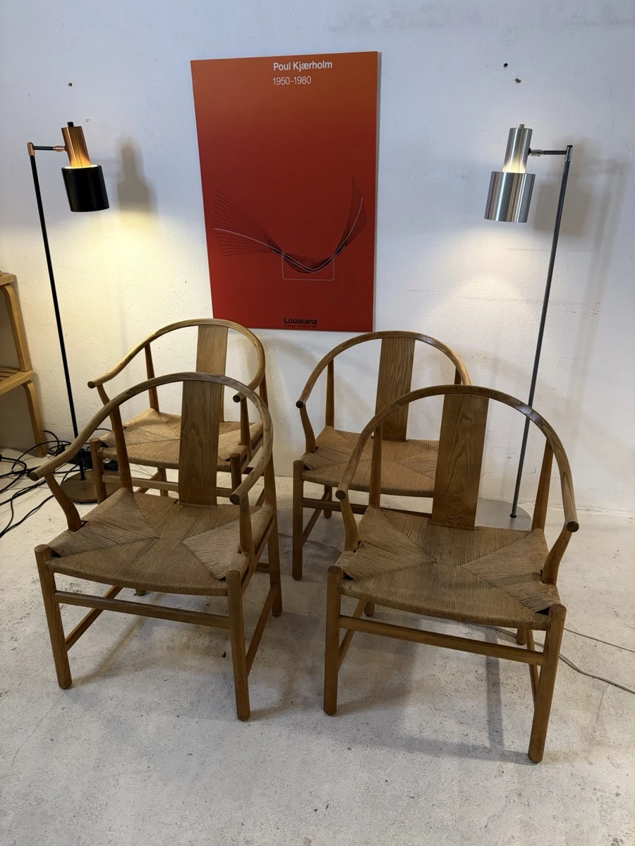 Original Vintage Hans J. Wegner PP66 PP Mobler Oak China Chair Stuhl