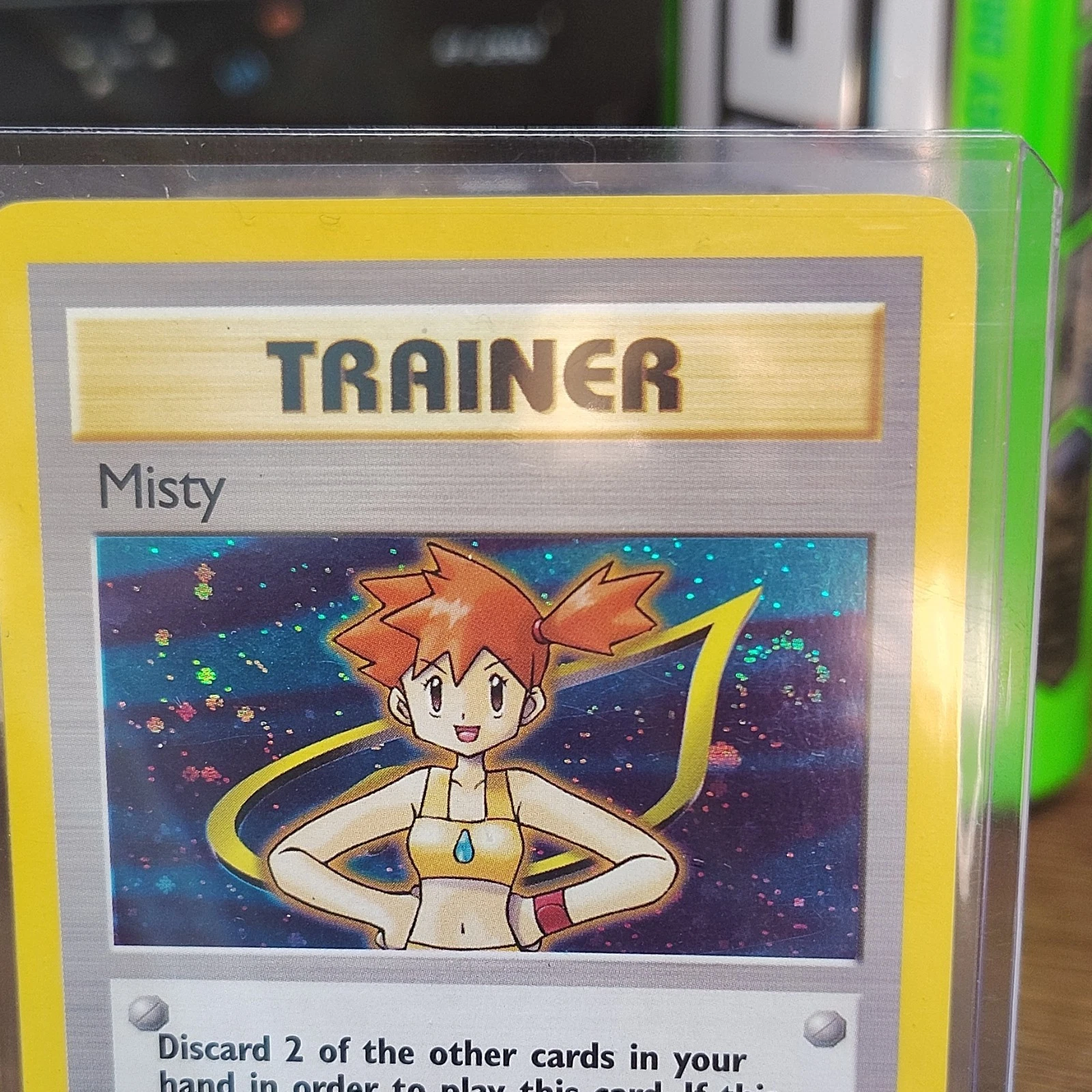 Misty Trainer 018/132 Gym Heroes 1st Edition Holo Rare English WOTC