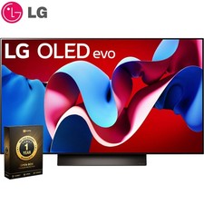 LG 48 Inch Class OLED evo C4 Series Smart TV 4K 2024 + 1 Year Warranty