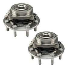 Pair Front Wheel Hub Bearing Assembly For 2004-2006 Chevy Silverado 3500 6.6T
