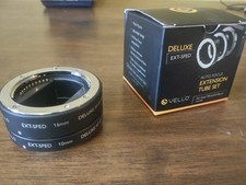 Vello EXT-SFED Deluxe AF Extension Tube For Sony FE/E, 10mm 16mm