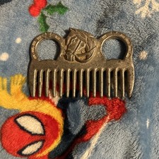 Vintage Horse Mane Tail Metal Aluminum Horse Hair Comb