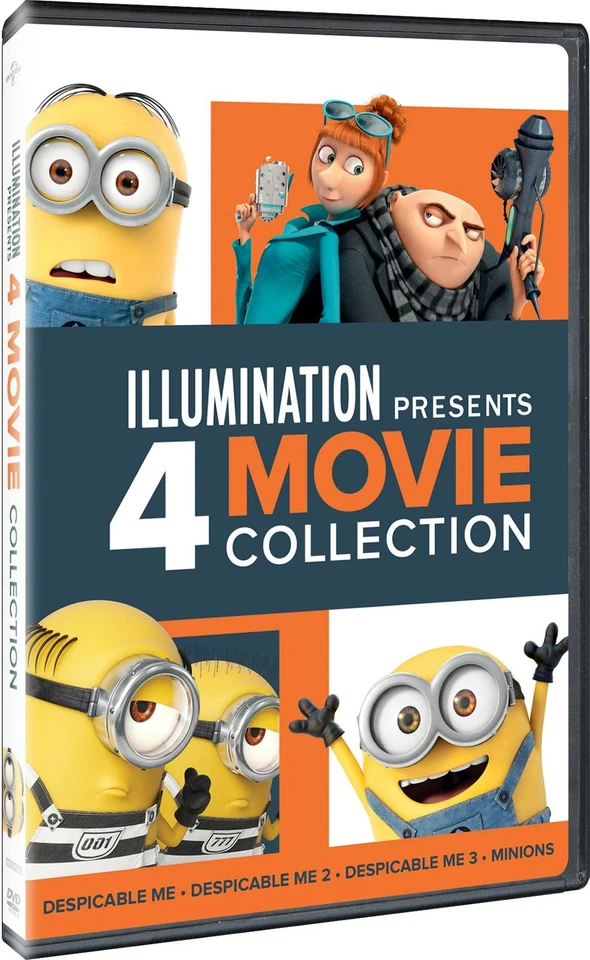 Despicable Me / Despicable Me 2 / Despicable Me 3 / Minions DVD Steve Carell NEW - Image 3 of 4