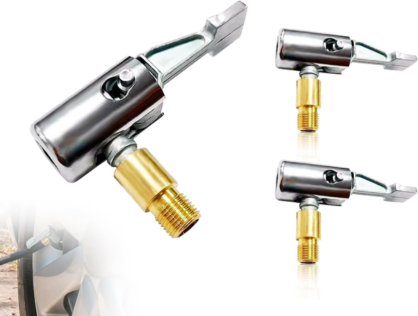 2 StüCk Autoventil Hebelstecker Air Chuck,Tragbarer Auto Reifen Ventil Luftpumpe-image