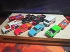 Vintage Hot Wheels Diecast Trucks, Cars, Vans - Lot of 9, 1/64 Scale