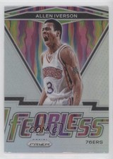 2020-21 Panini Prizm Fearless Silver Prizm Allen Iverson #20 HOF 09ft