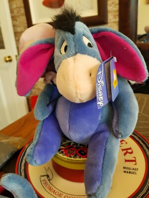Disney Eeyore Holding ''I Love You'' Ballon Disney Vivid Plüschtier Kuscheltier