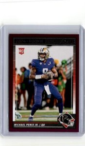 2024 Score #323 Michael Penix Jr. Purple SP RC Atlanta Falcons Rookie
