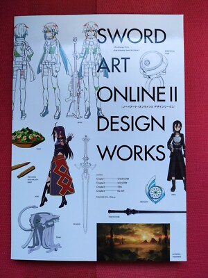 Sword Art Online Design Works 1&2 Official Collection Art Book in