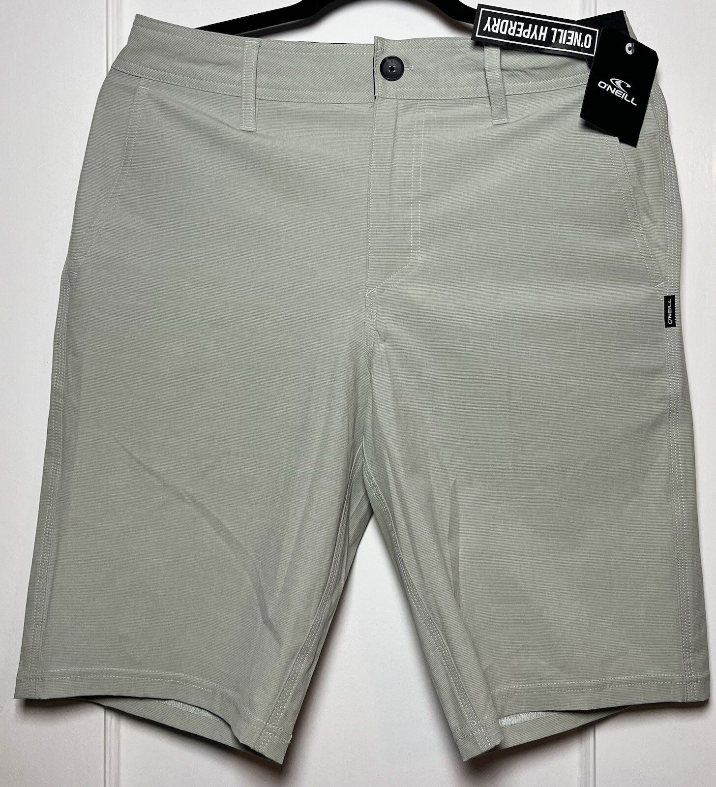 O'Neill Men's Loaded Mini Stripe Hybrid Board Shorts Size 30
