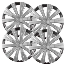 Set of (4) 16" Silver Hubcap Replacements for Toyota Camry 2018-2023