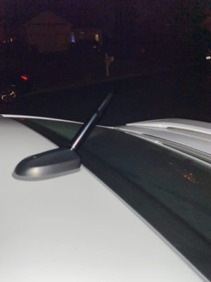 4.25" Black Stubby Antenna Mast – Fits Ford Focus 2008-2018 – AM/FM – Aluminum – Easy Install