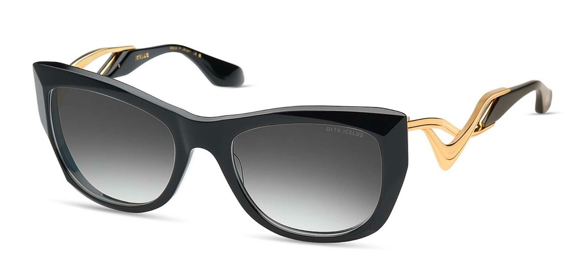 サングラス DITA Woman Sunglasses Black DTS438-A-01 01 BLACK YELLOW GOLD DITA DTS438-A-01 55mm Sunglasses JZL for sale online | eBay