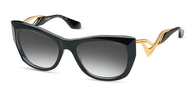 Dita ICELUS Black Yellow Gold/Dark Grey Shaded (01) Sunglasses