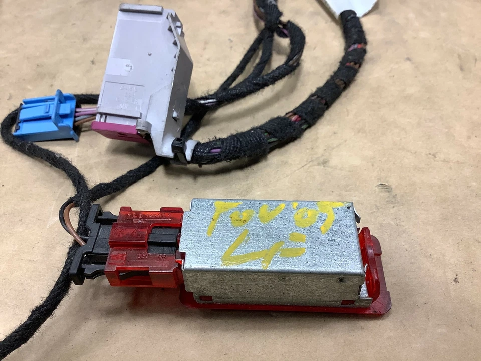 Volkswagen Touareg 2005 7L conductor delantero izquierdo cableado arnés cable fabricante de equipos originales+ Foto 3 de 4