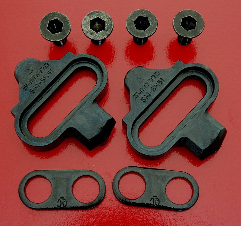 Shimano SPD SM-SH51 Single-Directional Release Cleats w/o Cleat Plate Nuts