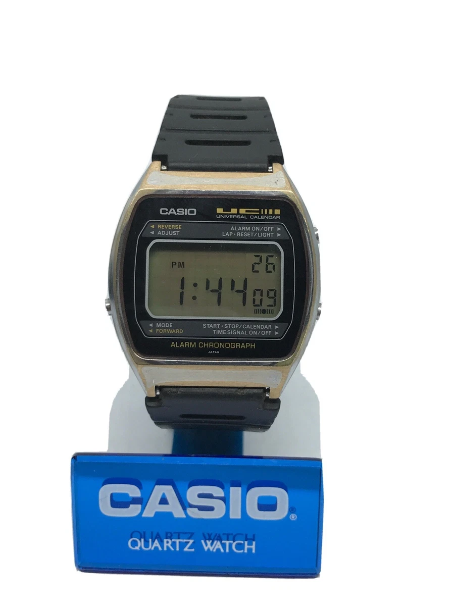 Casio calendar watch sale