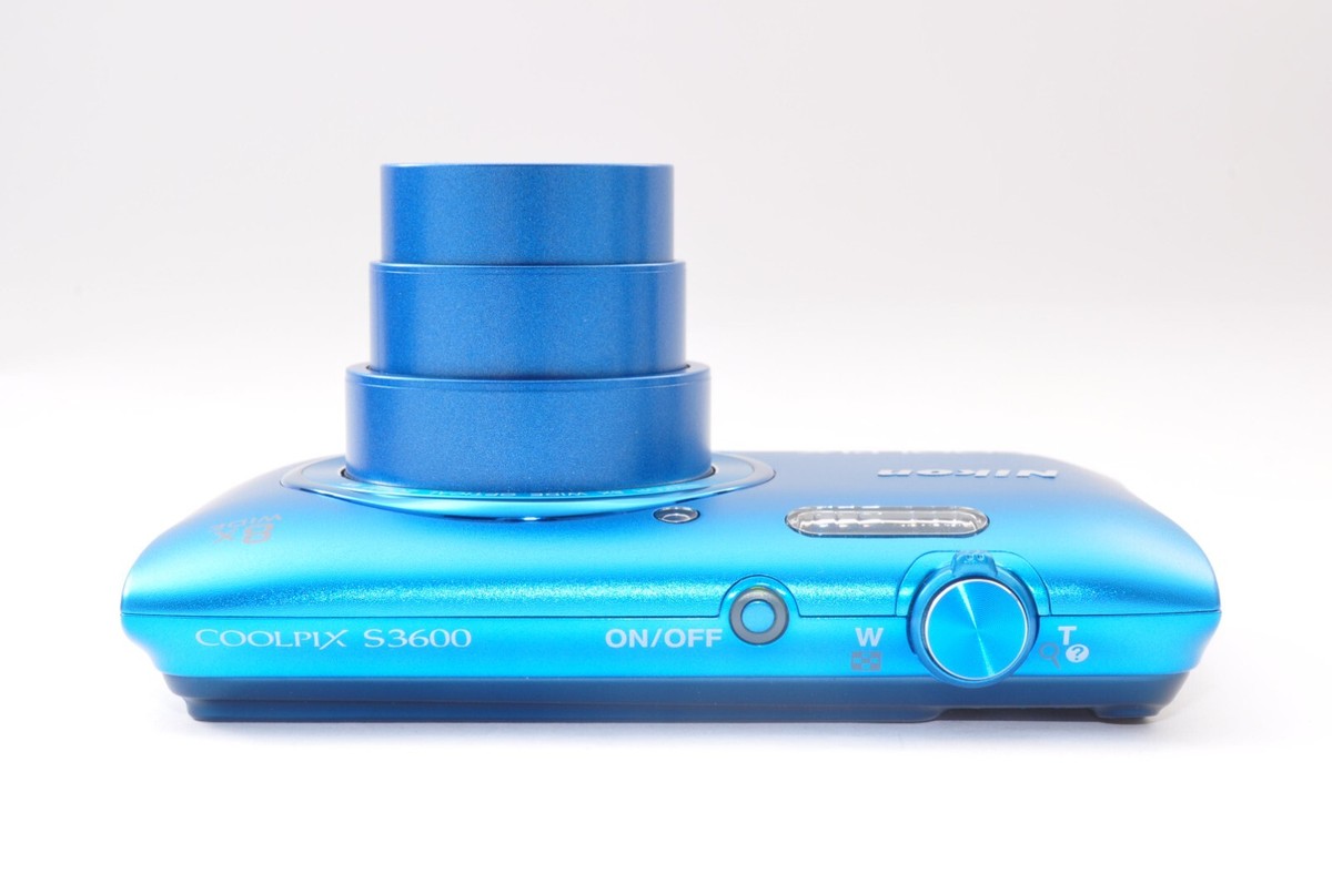 Nikon COOLPIX S3600 20.1MP Digital Camera Blue from Japan Nikon COOLPIX S3600 20.1MP Digital Camera Blue from Japan