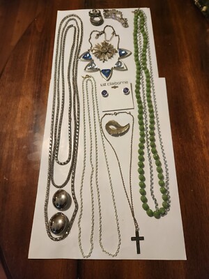 Lot of 16 Vintage Jewelry items TRIFARI, SARAH COVENTRY, MONET, etc.