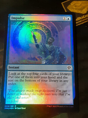 Impulse FOIL , Dominaria United , Near Mint ,MTG, FREE SHIPPING