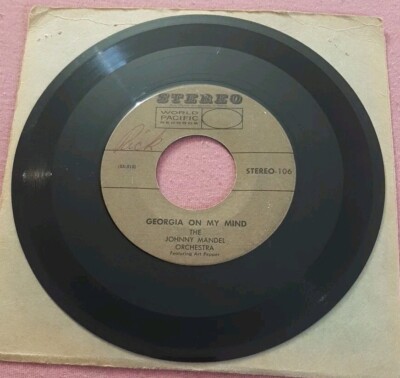 Johnny Mandel / Bill Holman 45 Georgia On My Mind / Hooray For Love 106 vg