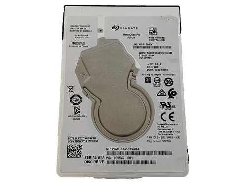 HP Seagate 500 GB 2,5" Festplatte BarraCuda Pro, SATA3 6 Gb/s, 7200 1/min ST500LM034