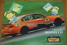 2014 Murillo Racing "1st issued" Minions BMW 328i ST IMSA CTSC postcard