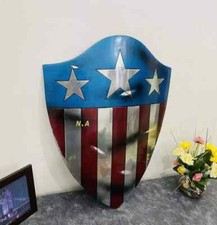 Captain America 24 inches Round Metal Shield Toys for Kids Halloween Cosplay Pro