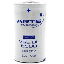 Arts Energy VRE DL 5500 1.2V 5500mAh  NICD Battery - 791616AE / 417990-101