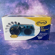 Freeplay S360 Self Powered Radio in RARE Transparent Blue Colouring