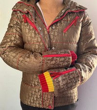 Size Uk 8 Dior Rasta John Galliano Vintage 2004 Puffer Jacket