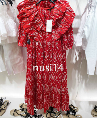 ZARA NEW MIDI DRESS WITH CUTWORK EMBROIDERY PUFF SLEEVES RED XS-XXL 0881/118 | eBay ZARA NEW MIDI DRESS WITH CUTWORK EMBROIDERY PUFF SLEEVES RED XS-XXL 0881/118 | eBay