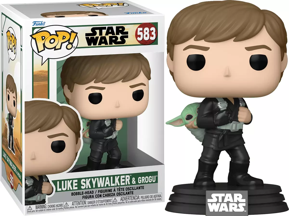 Funko POP! Star Wars: Luke Skywalker & Grogu #583