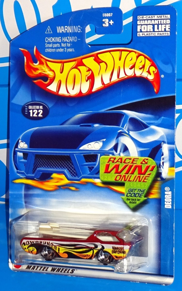 Hot Wheels 2002 Collector #122 Deora Red Cowabunga Surf