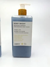 NEW TRULY Berry Bright Brighten & Smooth Performance Body Wash 16 oz Shower Gel
